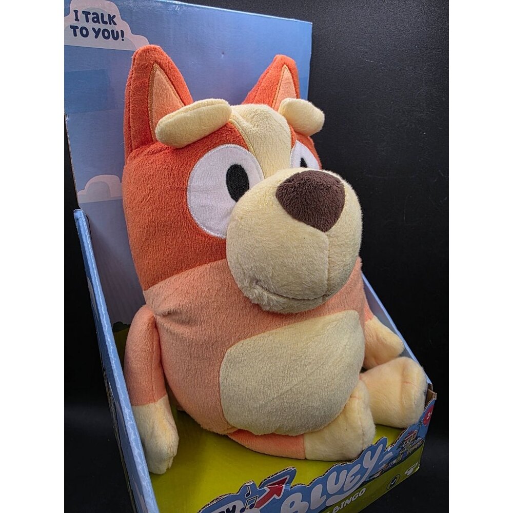 Bluey Talking Bingo Plush Doll Toy Interactive 9 Phrases Sound Effects 3+ Age - Picture 6 of 6